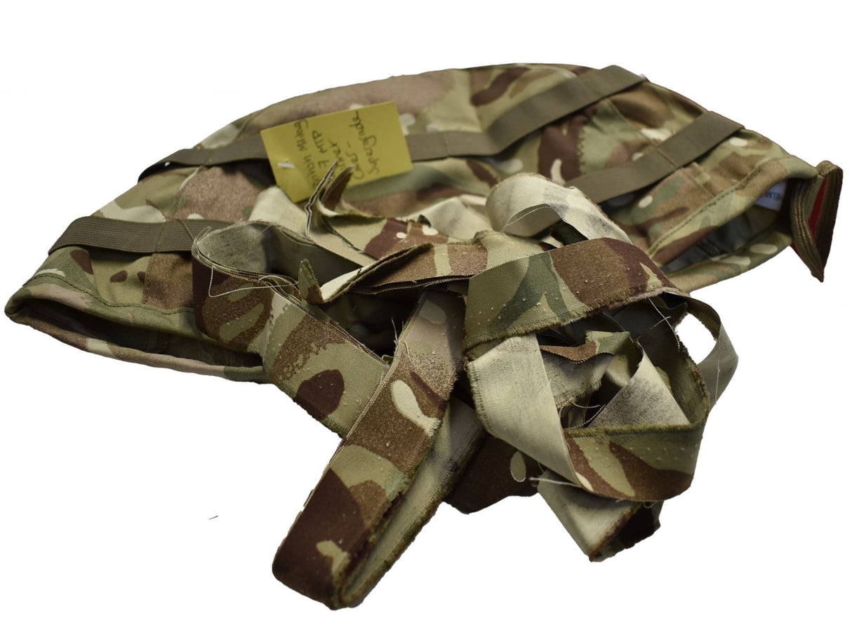 British Military MK7 MTP Helmet Cover with Scrim - Supergrade
