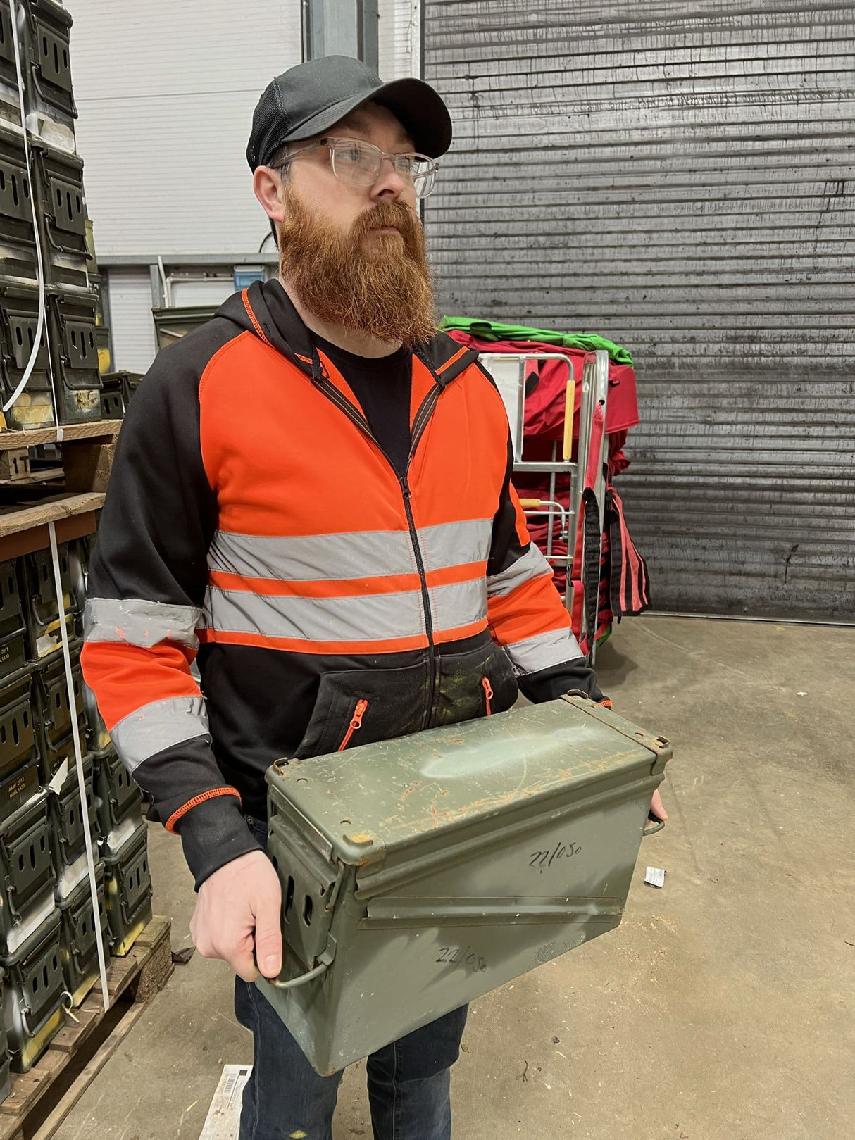 British Military PA120 40mm Ammo Box