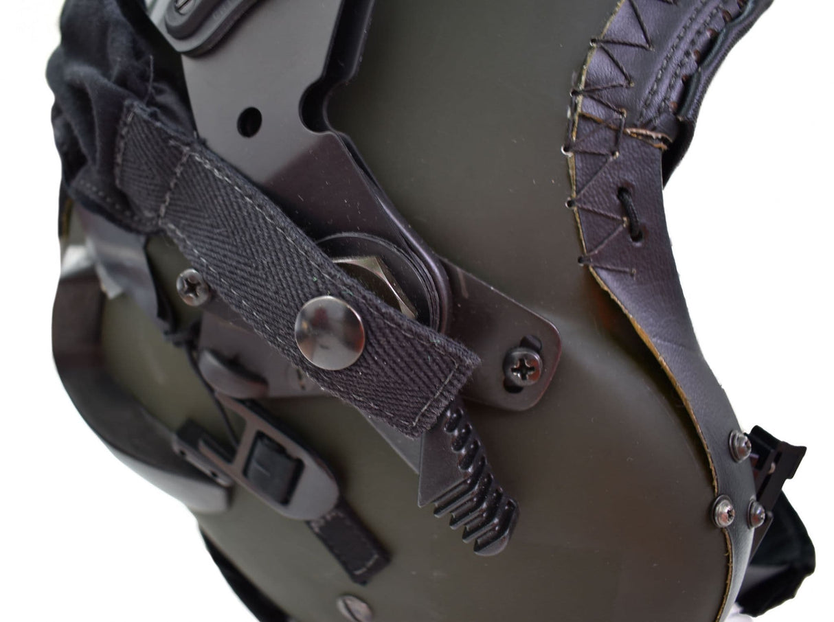 British RAF Aircrew MK4B/4L Olive Green Flying Helmet - Medium