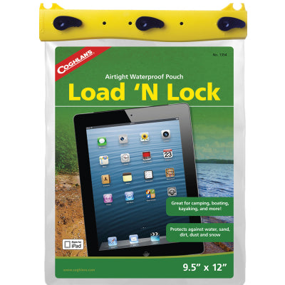 Coghlans Load 'N Lock Waterproof Pouch 9.5" x 12" 24.1 x 30. 5cm