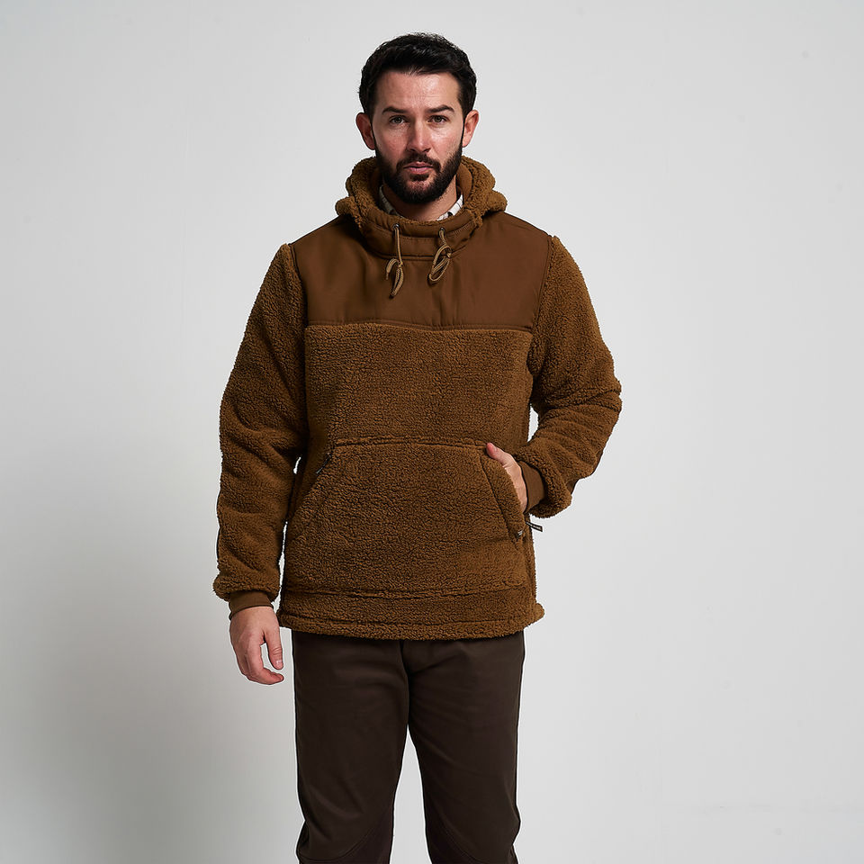 Jack Pyke Sherpa Fleece Hoodie Gen 2 - Camel