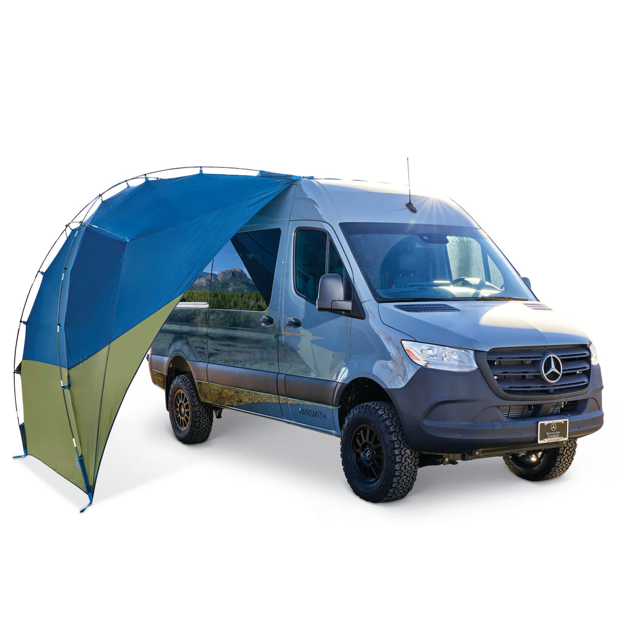 Kelty Sideroads Vehicle Awning Tent - Midnight Navy/Winter Moss