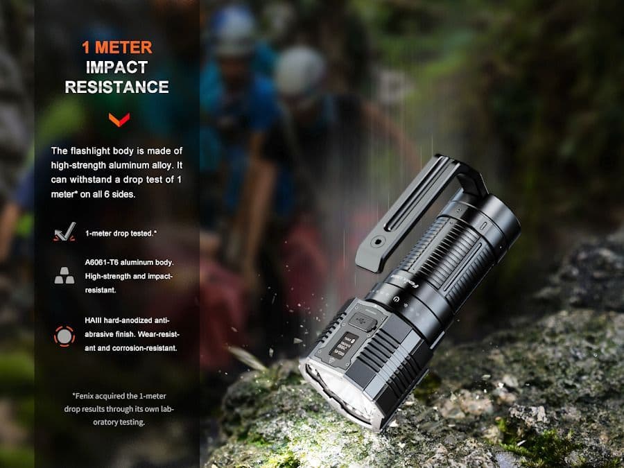 Fenix LR60R 21,000 Lumen Rechargeable Searchlight Torch