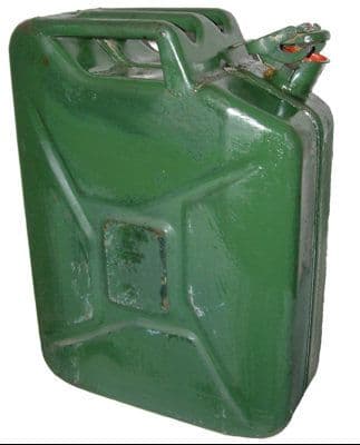 Genuine German Military 20l Jerry Can - Used Diesel