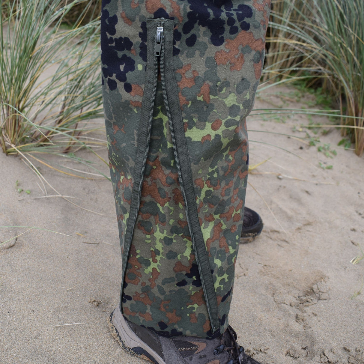 German Flecktarn Camo Gore-Tex Bib & Brace Trousers