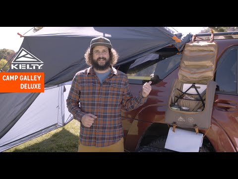 Kelty Camp Galley Deluxe Camp Kitchen Organiser - Beluga / Dull Gold