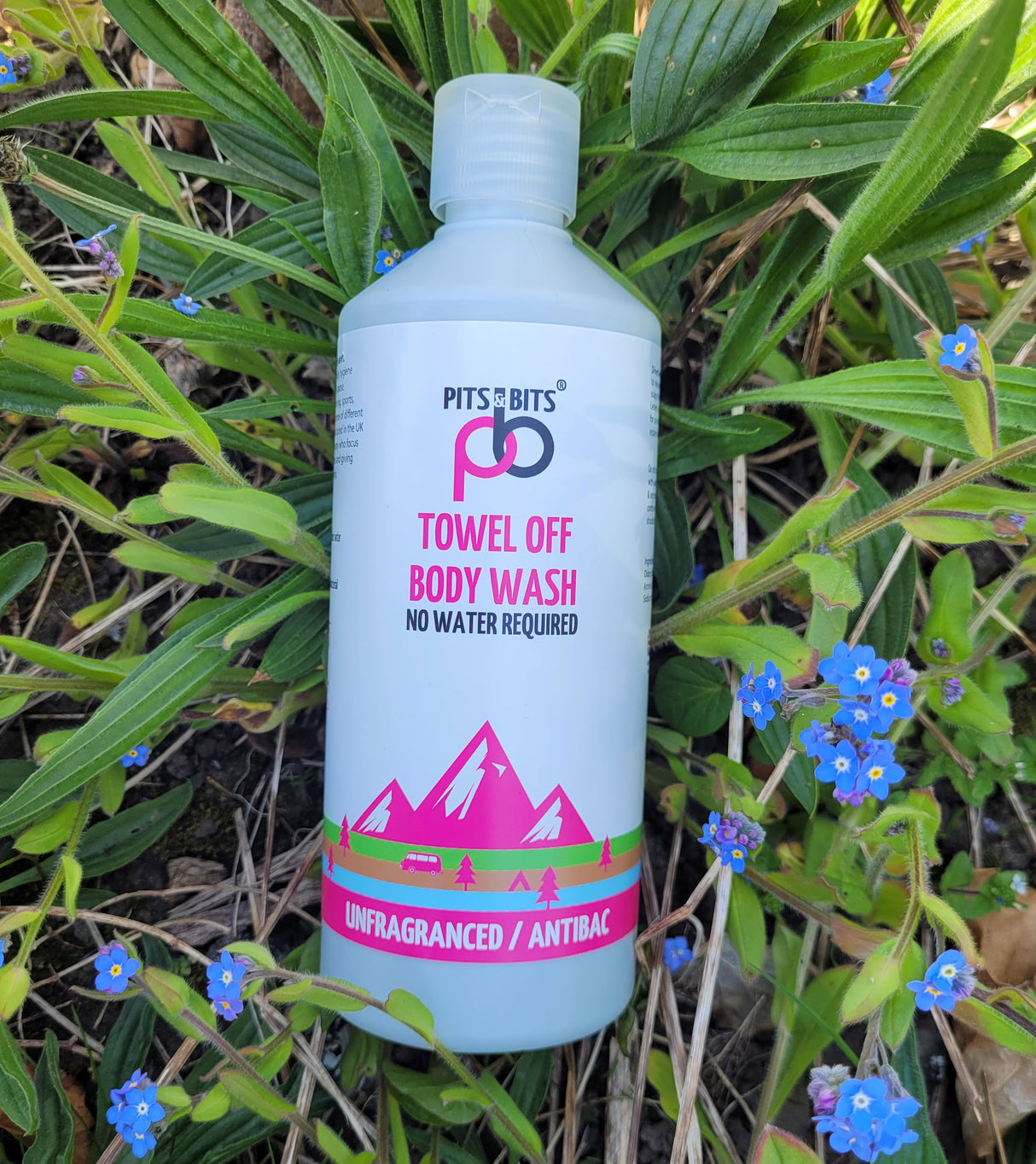 Pits & Bits Antibacterial and Fragrance Free Body Wash 500ml