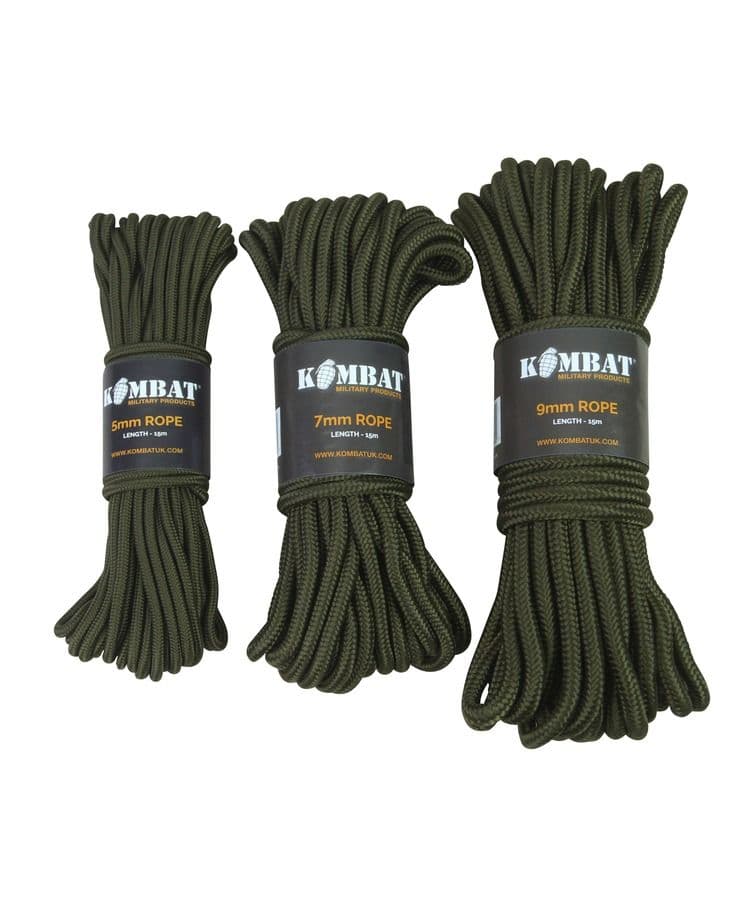 Kombat UK 7mm Rope - 15M / 50FT