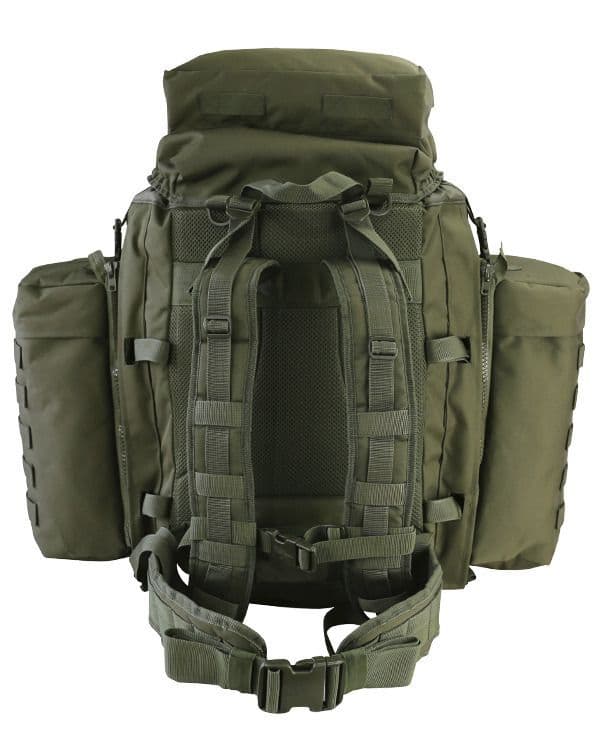 Kombat UK 90L Tactical Assault Pack Bag - Olive