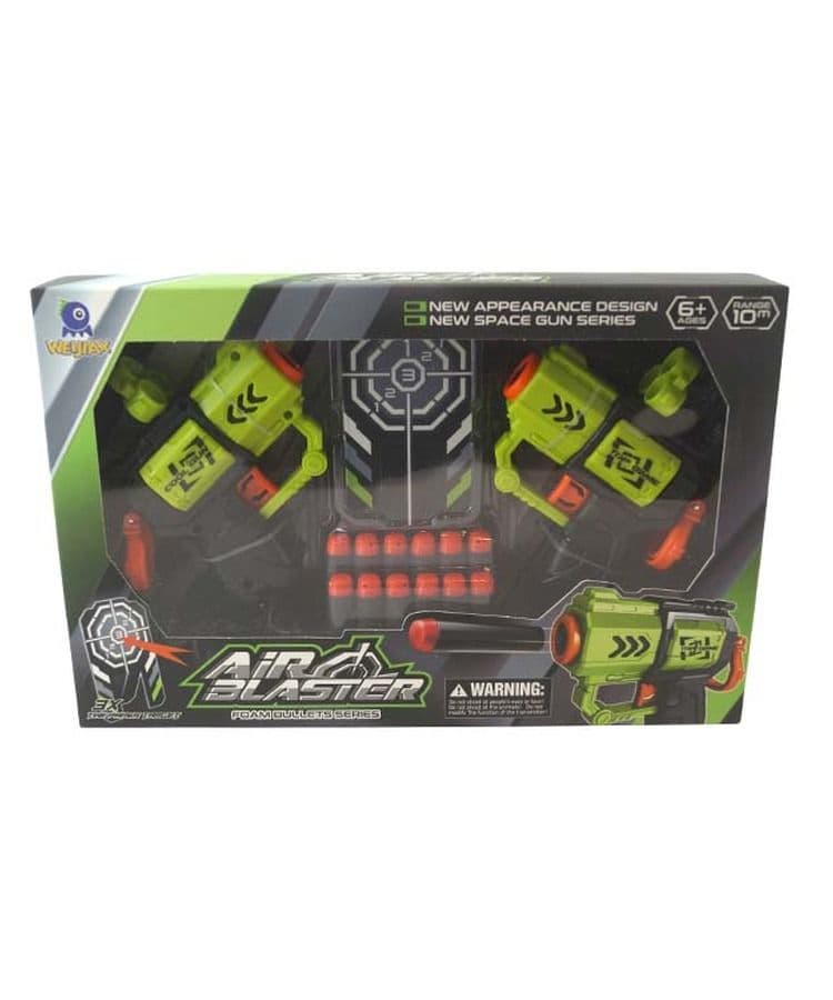 Kombat UK Air Blaster Soft Bullet Gun Set - Toy Gun