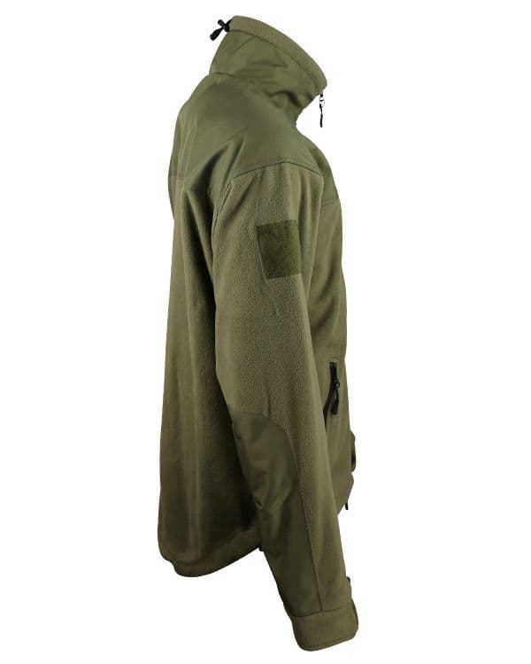 Kombat UK Defender Tactical Fleece Jacket in Olive Green