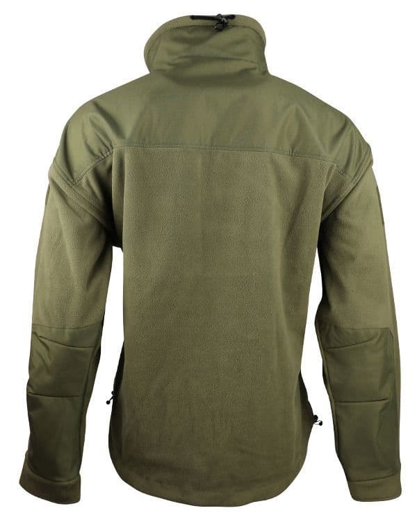 Kombat UK Defender Tactical Fleece Jacket in Olive Green