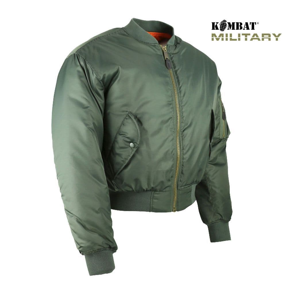Kombat UK MA1 US Pilot Style Reversible Bomber Jacket