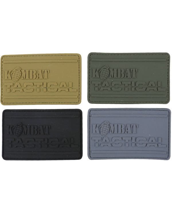 Kombat UK PVC Tactical Patch - Black