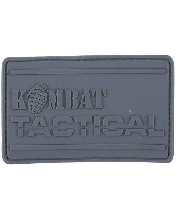 Kombat UK PVC Tactical Patch - Gunmetal Grey