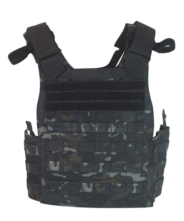 Kombat UK Raider Buckle-Tek Plate Carrier Vest - BTP Black