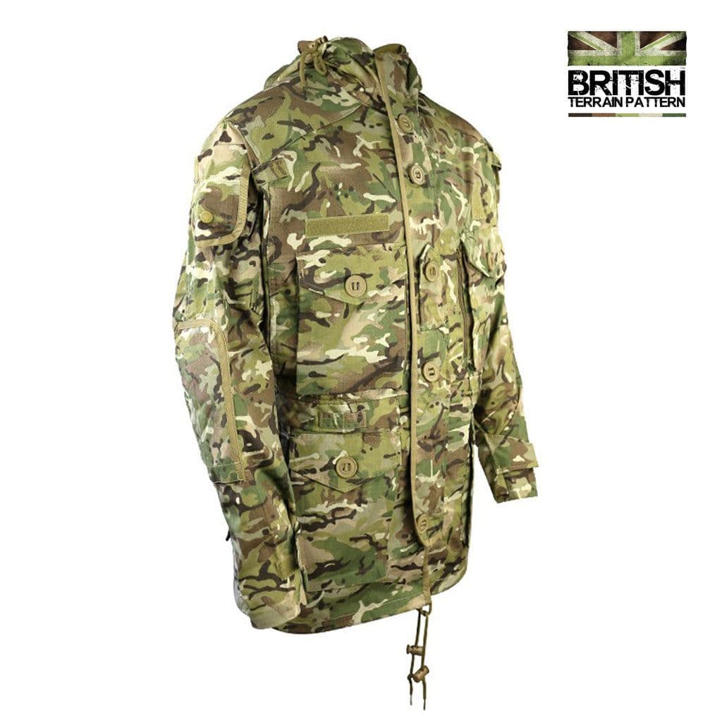 Kombat UK SAS Style Assault Jacket in BTP Camo