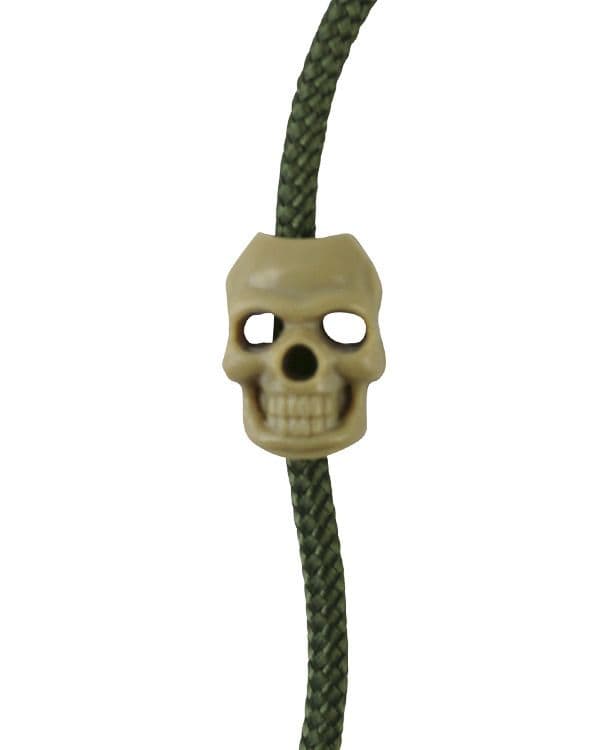 Kombat UK Skull Cord Stoppers - Coyote Brown