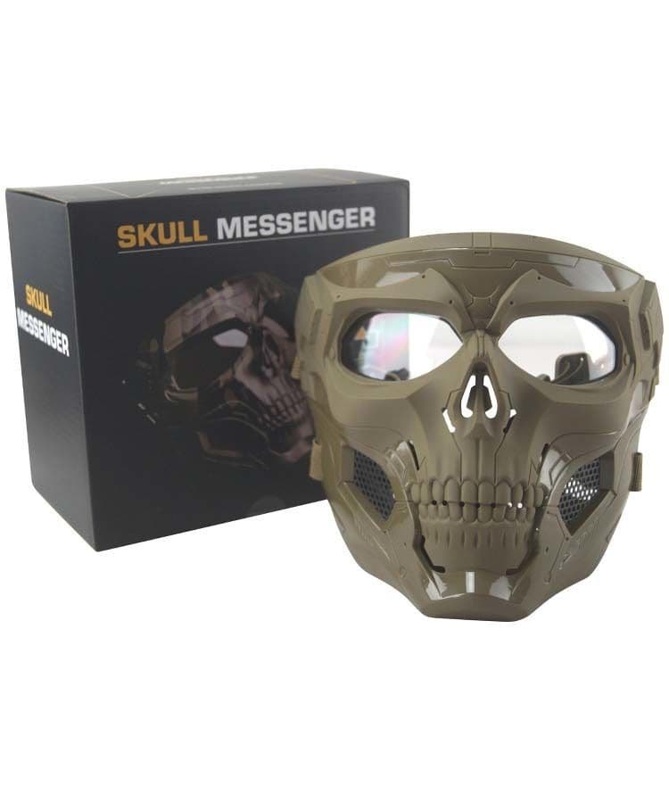 Kombat UK Skull Tactical Messenger Face Mask - Coyote