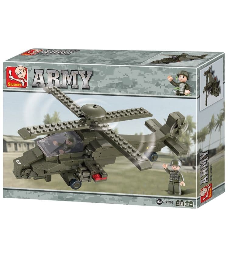 Kombat UK Sluban Army Attack Helicopter Model Kit - B0298
