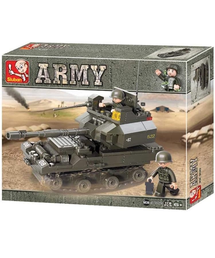 Kombat UK Sluban Army Tank Building Set - B0282