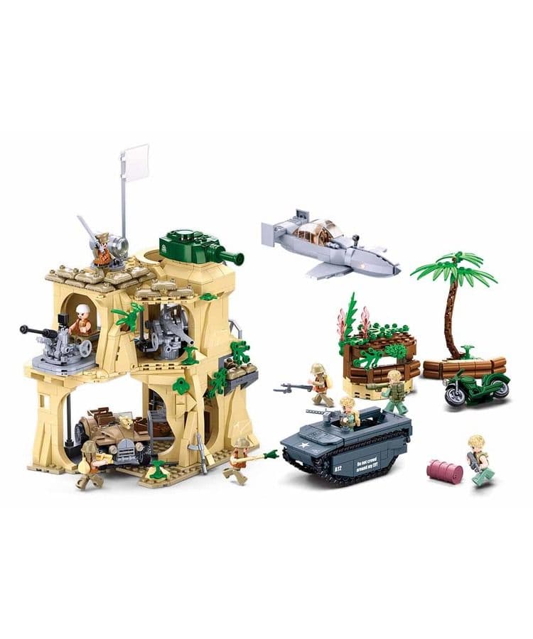 Kombat UK Sluban Battle of the Pacific Building Blocks Set - B1111
