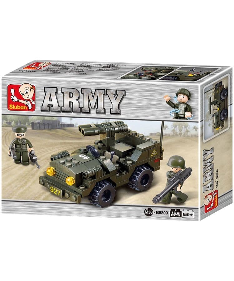 Kombat UK Sluban Jeep - BTP - Building Block Set - B5800