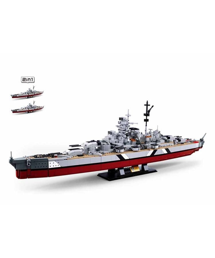 Kombat UK Sluban Battleship Building Blocks Set - B1102