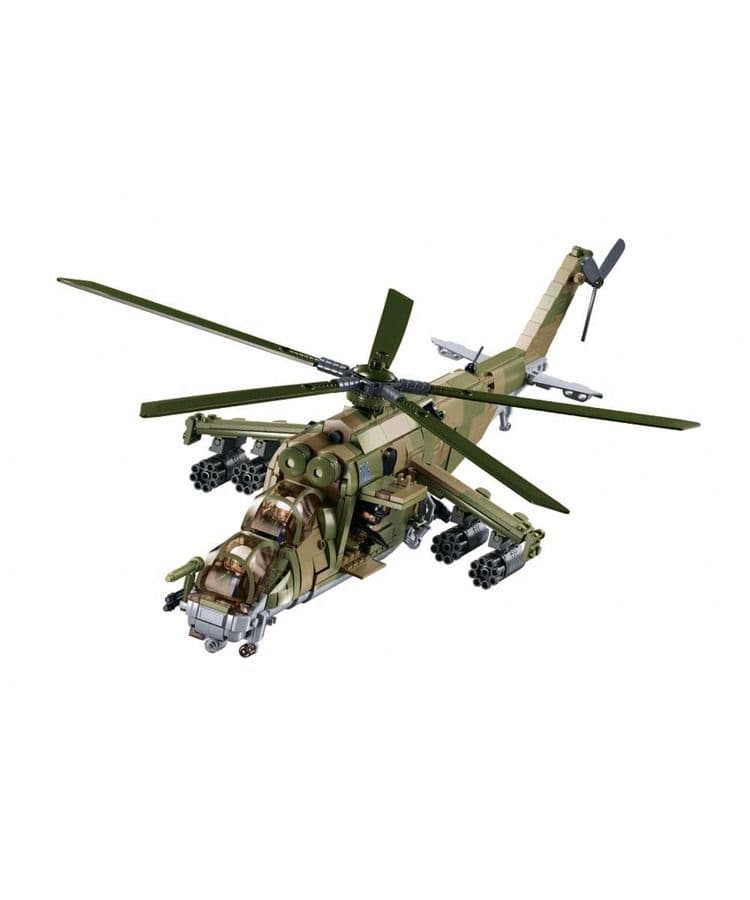 Kombat UK Sluban MI-24S Gunship Building Blocks Set - B1137
