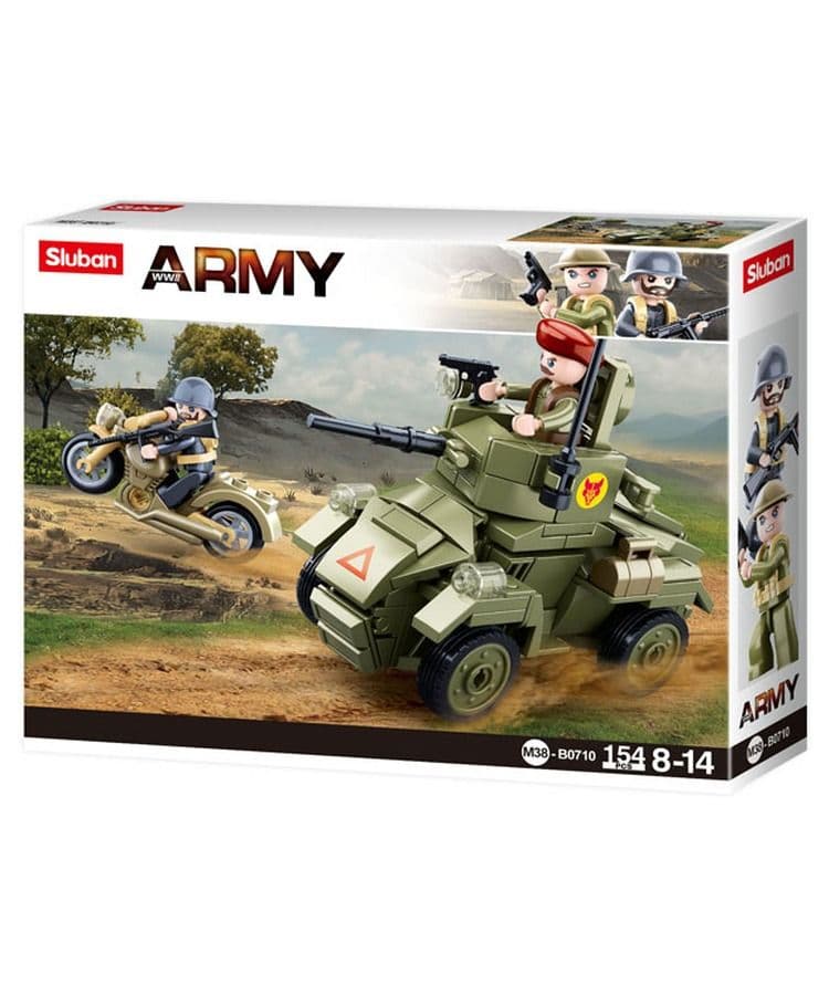 Kombat UK Sluban Small English Armoured Vehicle Model Kit - B0710