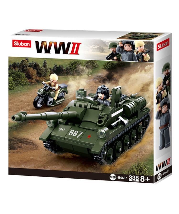 Kombat UK Sluban WWII Allied Tank Destroyer Building Blocks Set - B0687