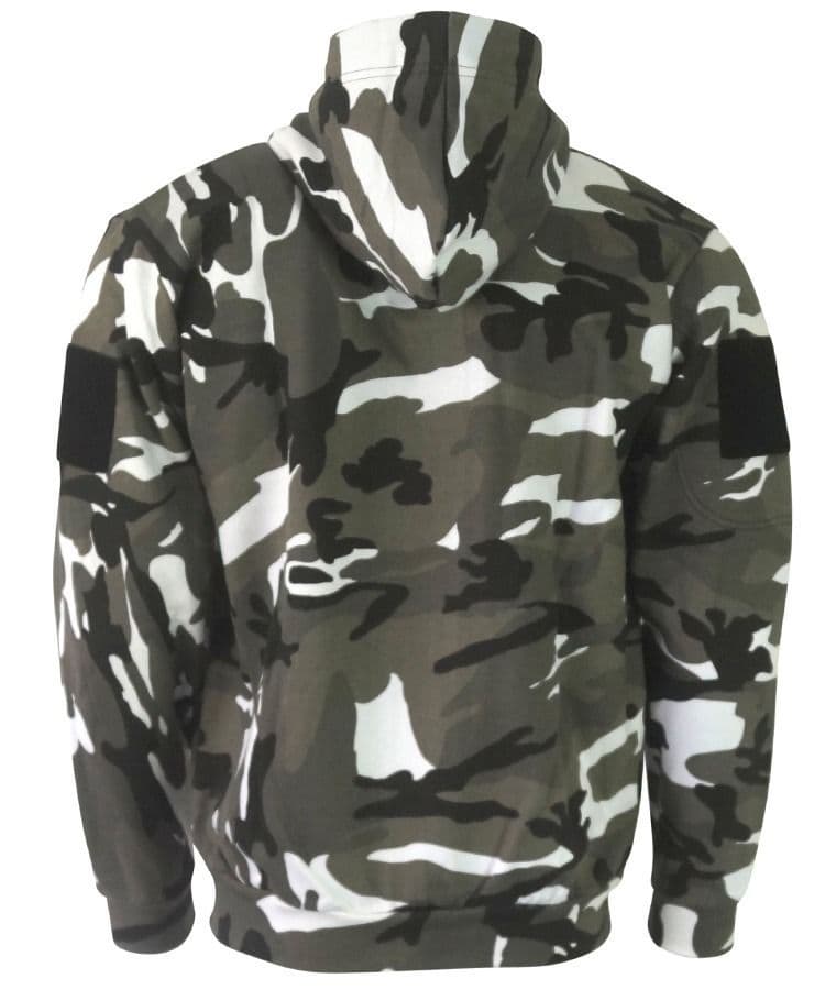 Kombat UK Spec-Ops Full Zip Hoodie in Urban Camo