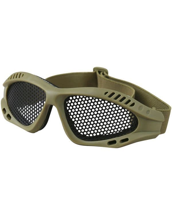 Kombat UK Tactical Mesh Glasses - Coyote