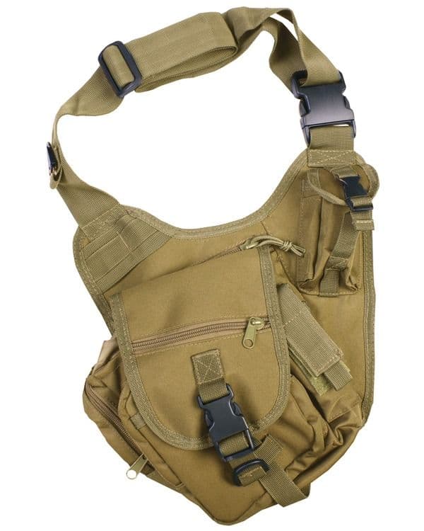Kombat UK Tactical Shoulder Bag - 7L - Coyote Brown