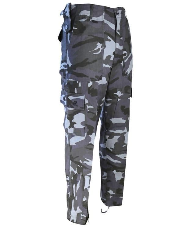 Kombat UK Trousers in Midnight Blue Camo