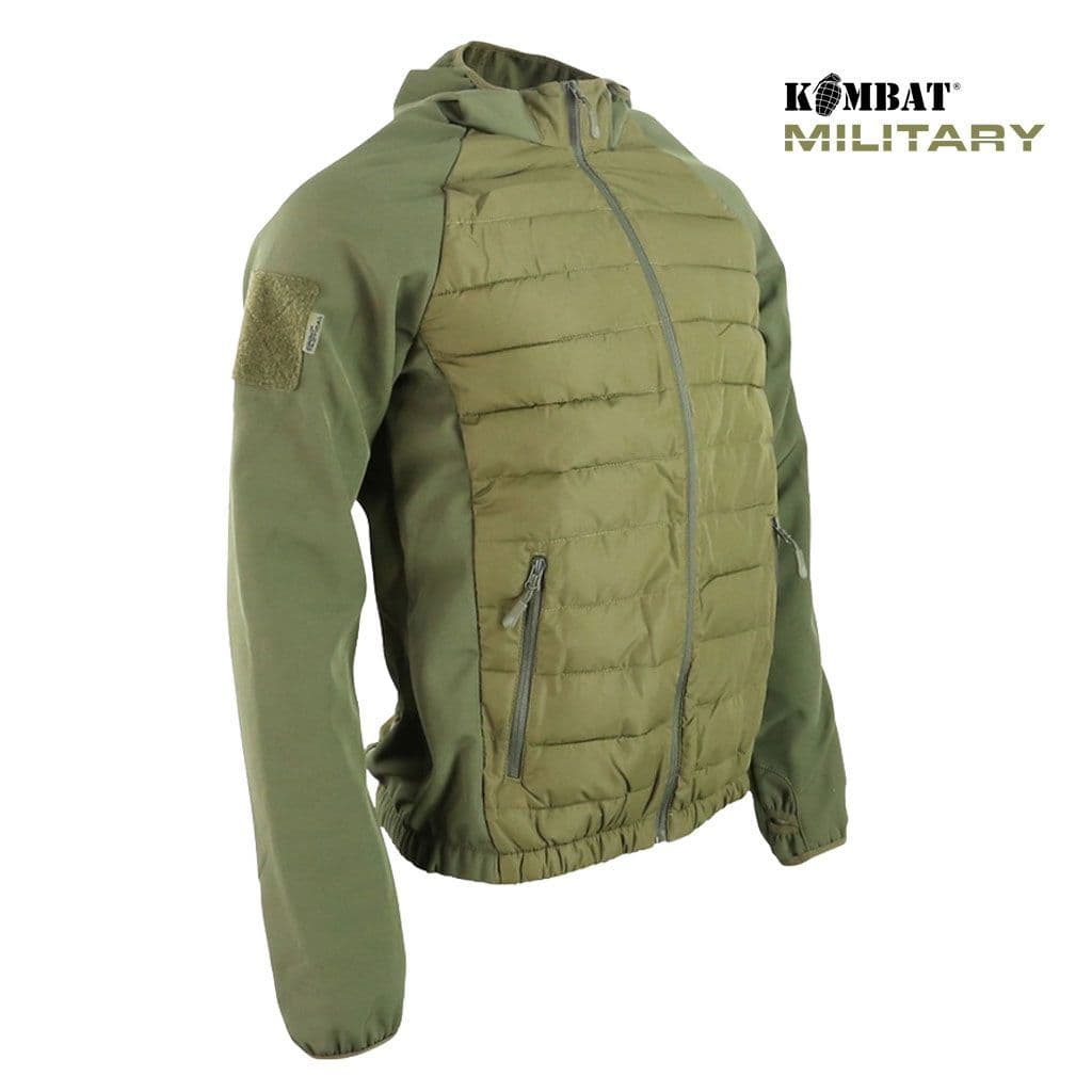 Kombat UK Venom Tactical Padded Jacket in Olive Green