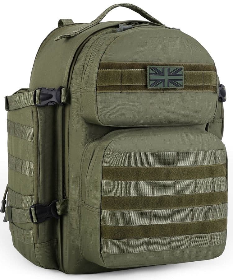 Kombat UK Venture Pack 45L Bag - Olive Green Tactical Backpack