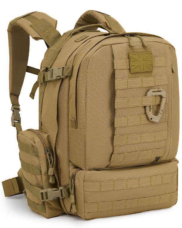 Kombat UK Viking Patrol Pack 60-Litre Backpack - Coyote Brown