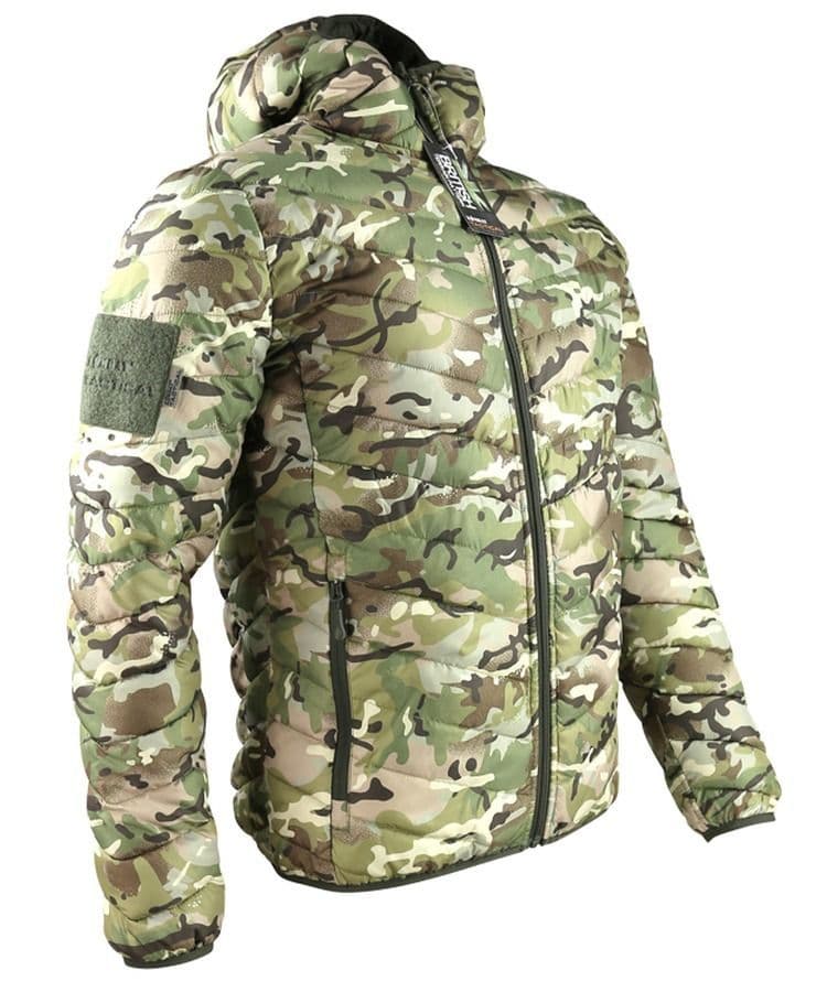Kombat UK Xenon Reversible Jacket in BTP Camo & Olive Green