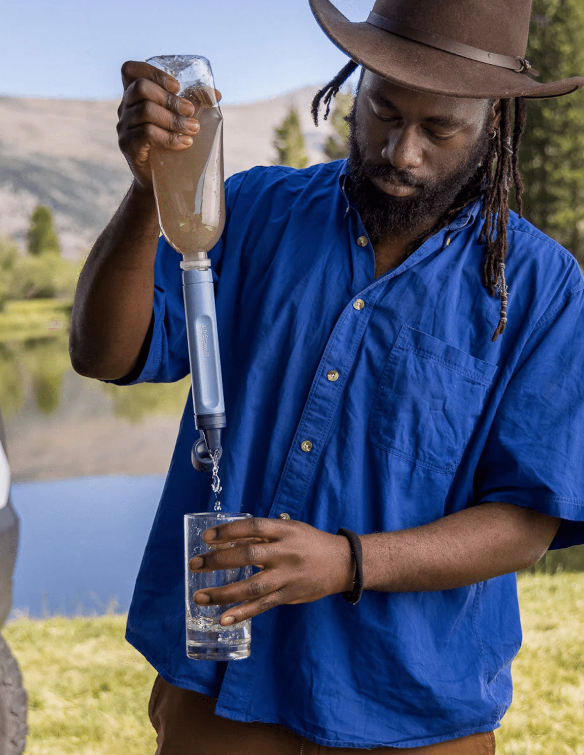 LifeStraw Peak Series Personal Water Filter Straw - Dark Grey