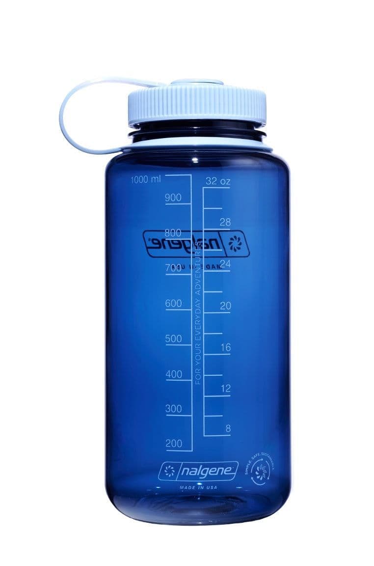 Nalgene 32oz / 1L Wide Mouth Sustain Water Bottle - Indigo