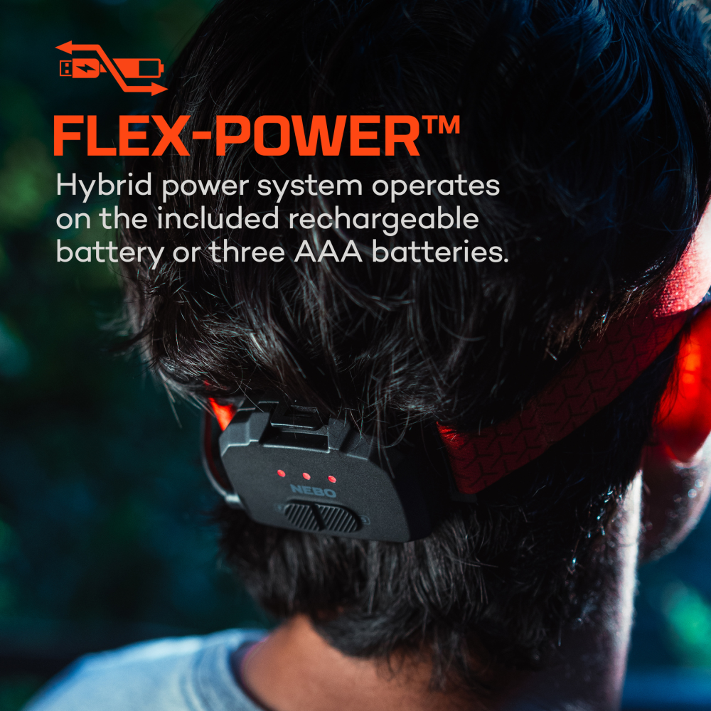 Nebo CurvBeam 600 FLEX Headlamp