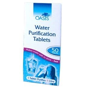 Oasis / Aquatabs Water Purification Tablets - 50 Tablets