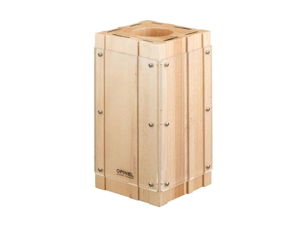 Opinel Premium Wooden Kitchen Knife Block for Intempora & Parallèle Knives