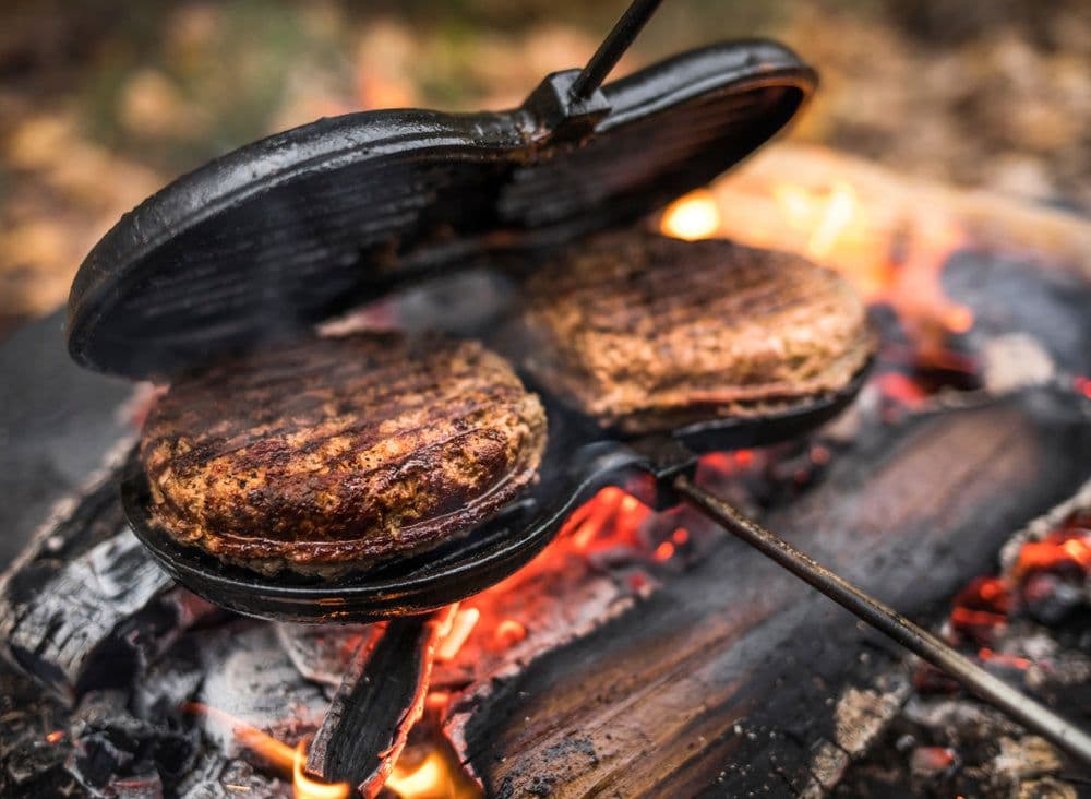 Petromax Cast Iron Double Burger Iron Cooker