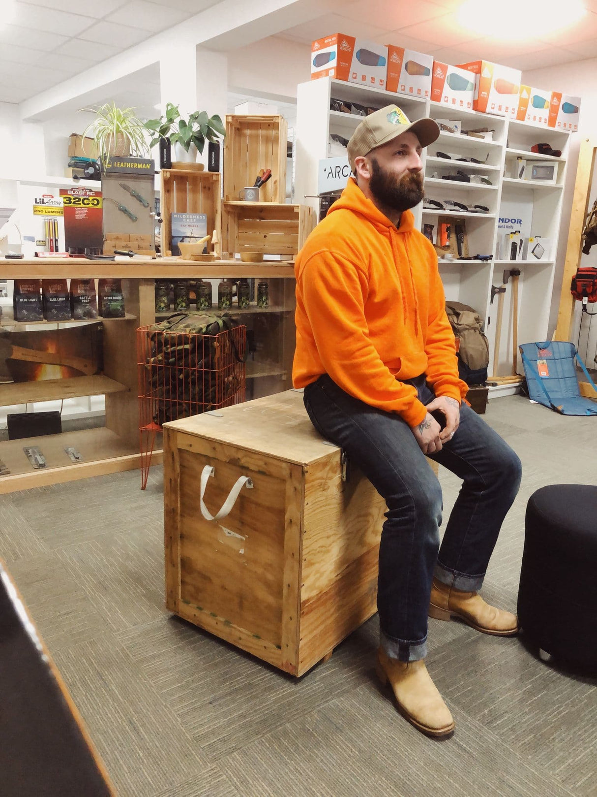 Polish Military Large Wooden Storage Box