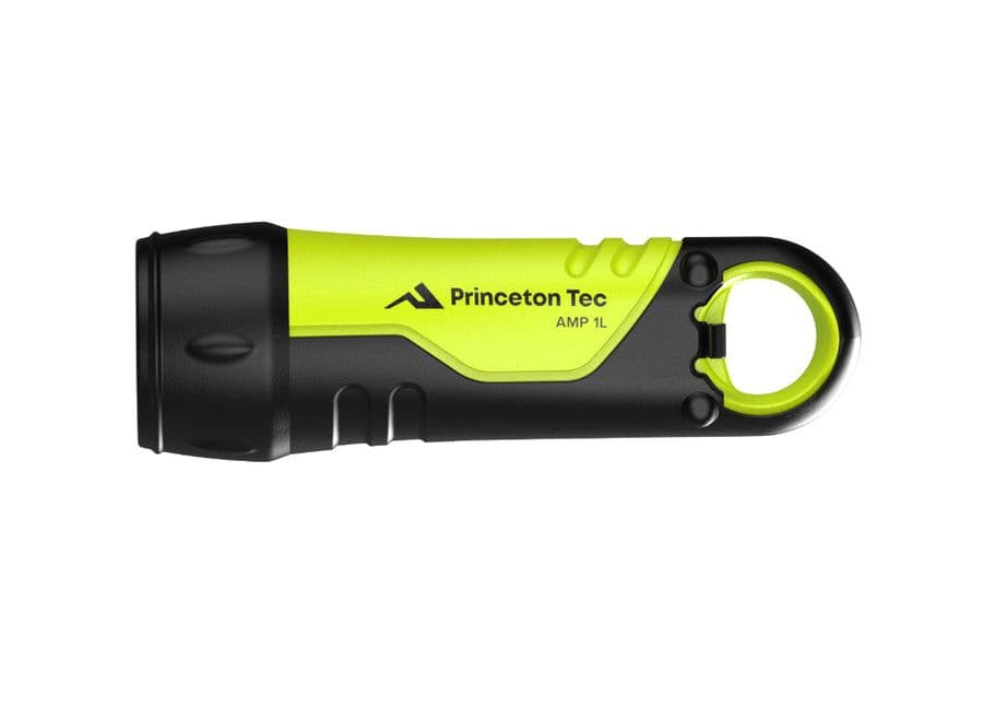 Princeton Tec Amp 1L LED 100 Lumen Waterproof Hand Torch - Neon Yellow