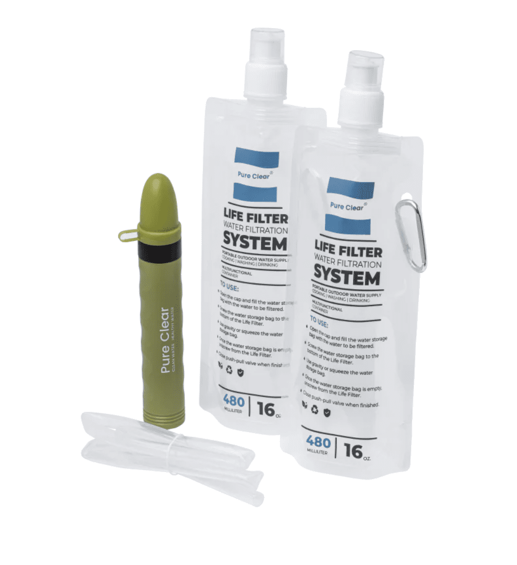 Pure Clear Life Filter System - Straw & Pouches