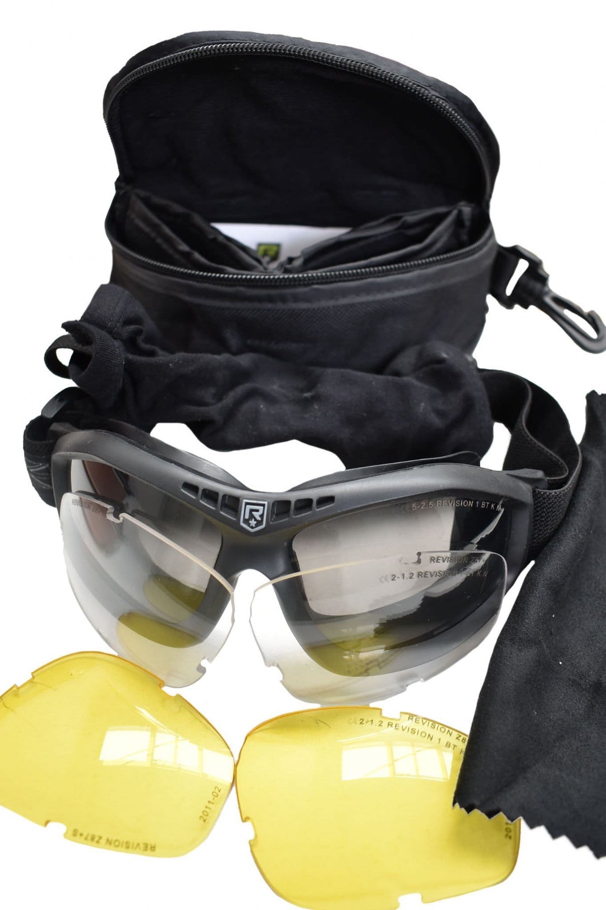 Revision Military Bullet Ant Black Deluxe Safety Goggles