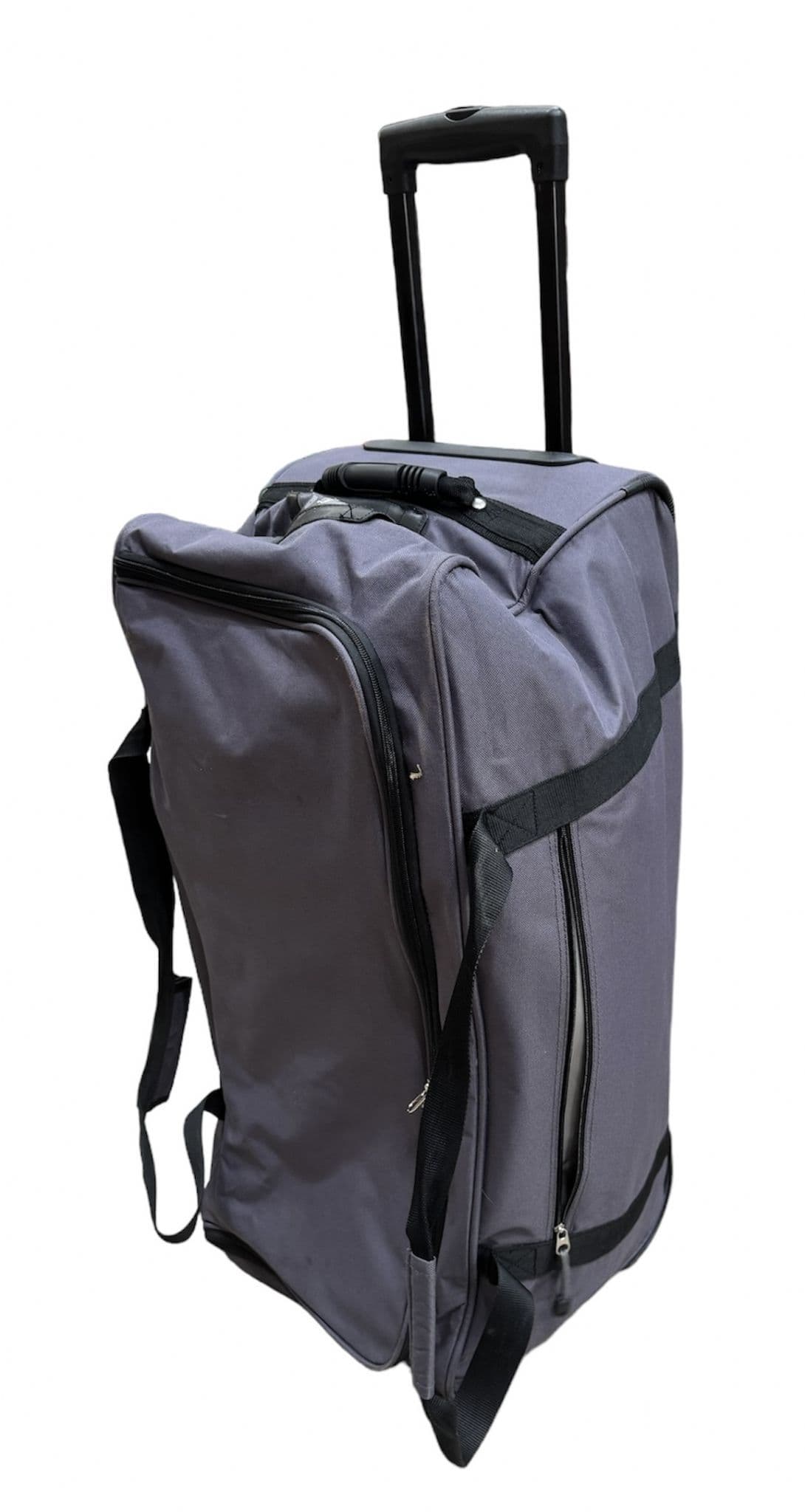 Riot Police XXL Black Wheeled Holdall - Grey